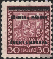 Bohemia And Moravia 5 Unmounted Mint / Never Hinged 1939 Print Edition - Unused Stamps
