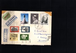 Argentina Interesting Airmail Registered  Letter - Storia Postale