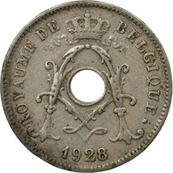 Monnaie, Belgique, 10 Centimes, 1928, B+, Copper-nickel, KM:85.1 - 10 Centimes