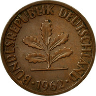 Monnaie, République Fédérale Allemande, 2 Pfennig, 1962, Stuttgart, TTB - 2 Pfennig