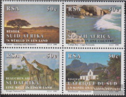 South Africa 804-807 Block Of Four (complete Issue) Unmounted Mint / Never Hinged 1990 Tourism - Nuevos