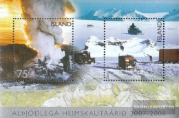 Iceland Block42 (complete Issue) Unmounted Mint / Never Hinged 2007 Polarjahr - Ungebraucht