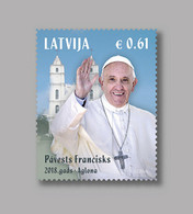 Latvia.2018.Visit Of Pope To Latvia.1 V. ** . - Letland