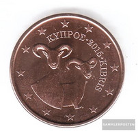 Cyprus Z 3 2015 Stgl./unzirkuliert Stgl./unzirkuliert 2015 5 Cent Kursmünze - Cipro