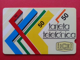 COSTA RICA - ICE GPT  50 ₡ First Issue No Control Number  1988 COR -1 Used ?  (BA0417) - Costa Rica