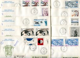 RC A10077 TAAF 1985 LOT DE 10 LETTRES DE MARTIN DE VIVIES ST PAUL AMS TB - Covers & Documents