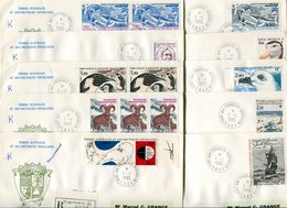 RC A10079 TAAF 1985 LOT DE 10 LETTRES DE PORT AUX FRANÇAIS KERGUELEN TB - Covers & Documents