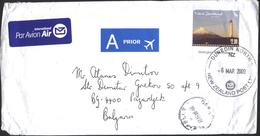 Mailed Cover (letter) With Stamp Lihthouse 2009 From New Zealand - Storia Postale