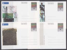 Liechtenstein 1992 Postal Stationery Zeitkunst 4 Cards Unused (40680) - Covers & Documents