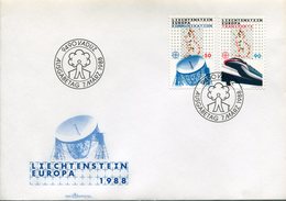 EUROPA CEPT 1988 LIECHTENSTEIN FDC - 1988