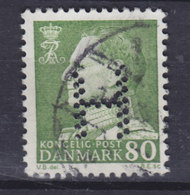 Denmark Perfin Perforé Lochung (H01) 'H' Hjemmeværnet (National Guard) ERROR Variety Double Perfin !! (2 Scans) - Variétés Et Curiosités