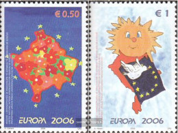 Kosovo 43-44 (complete Issue) Unmounted Mint / Never Hinged 2006 Europe: Integration - Nuovi