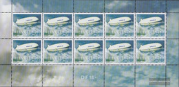 Switzerland 1879 Sheetlet (complete Issue) Unmounted Mint / Never Hinged 2004 Zeppelin - Nuovi