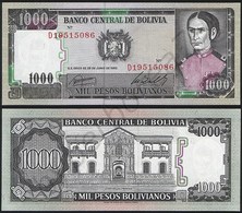 Bolivia P 167 - 1000 Bolivianos 25.6.1982 - UNC - Bolivia