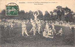 56-LOCMINE- SOUVENIR DU FESTIVAL DE GUMNASTIQUE DU 27 AOUT 1911 , POSE PLASTIQUES - Locmine