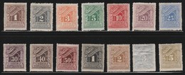 Greece 1902 Postage Dues - London Issue Complete Set MH (B366-9) - Ungebraucht