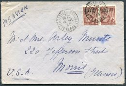1945 Algeria Airmail Cover - USA - Lettres & Documents