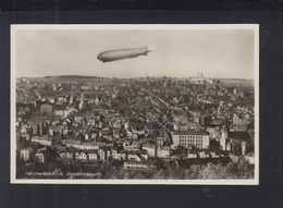AK Zeppelin Besuch Reichenberg I. V. - Reichenbach I. Vogtl.