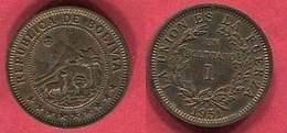 1CENTAVOS ( KM 184)TTB 5 - Bolivia