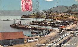 Nouvelle Zéland  New Zealand. Wharves And Shipping   Lyttelton     (voir Scan) - Nieuw-Zeeland