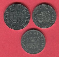 LOT 3 MONNAIES DIFFERENTES TB+ 5 - Bolivië