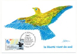 FRANCE - Carte Maximum - 2,80 Débarquement Et Bataille De Provence - LA CROIX VALMER - 13.8.1994 - WW2 (II Guerra Mundial)