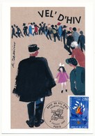 FRANCE - Carte Maximum - 2,80 Rafle Du Vel' D'Hiv - PARIS - 9 Juillet 1995 - WW2 (II Guerra Mundial)