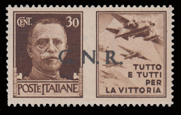 Italia: R.S.I. - G.N.R.  PROPAGANDA DI GUERRA: 30 C. Bruno (III - Aviazione) - 1944 - War Propaganda
