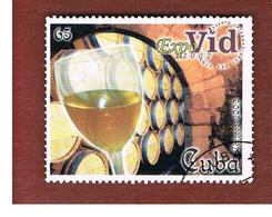 CUBA -  MI  4435 -  2002  EXPOVID: WINE    - USED - Usados