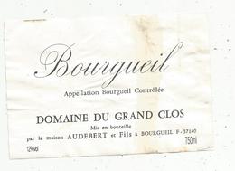 étiquette De Vin   , BOURGUEIL , La Maison Audebert & Fils - Vino Rosso