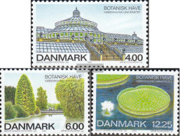 Denmark 1267-1269 (complete Issue) Unmounted Mint / Never Hinged 2001 400 Years Botanical Garden - Neufs