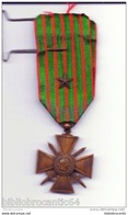 REPUBLIQUE FRANCAISE  : CROIX DE GUERRE 1914-1918 - Francia