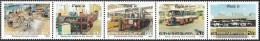 Bophuthatswana 243-247 Five Strips (complete Issue) Unmounted Mint / Never Hinged 1990 Clear Brands: Industry - Unclassified