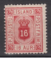 ICELAND 1876-1900 MH - Officials