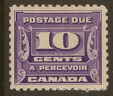 CANADA 1933 10c Postage Due SG D17 HM #IM157 - Segnatasse