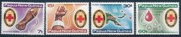 394-397 Papua Neuguinea - Rotkreuz Blutbank - Postfrisch/** - Papua New Guinea