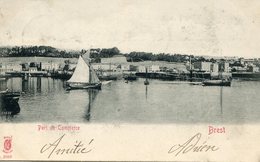 BREST  *** PORT DE COMMERCE EN 1903 *** - Brest