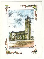 Carte Fantaisie Grand Format N° 22151 EVRAN Eglise - Evran