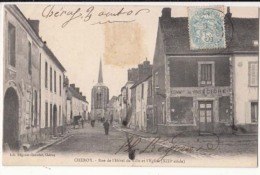 France 89 - Chéroy -  Rue De Hôtel De Ville Et L'Eglise    - Achat Immédiat - Cheroy