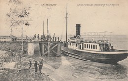 44 - PAIMBOEUF - Départ Du Bateau Pour St Nazaire - Paimboeuf