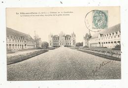 Cp , 41 , LA VILLE AUX CLERCS , Chateau De La GAUDINIERE , Les Deux Ailes , Voyagée 1906 - Andere & Zonder Classificatie