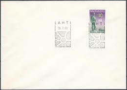 Finland 1968 - Trade Fair In Lahti: Round Crossroad - Commemorative Postmark 26.7.1968 - Brieven En Documenten