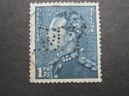 Belgien ,  Firmenlochung,perfin - 1934-51