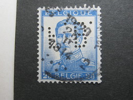 Belgien ,  Firmenlochung,perfin - 1909-34