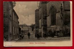 CP Ancienne Animée 60 Attichy Rue Du Château - Coll. Boulanger - CAD Trésor Et Postes 9-09-1914 Pour Fernieux ? - Attichy