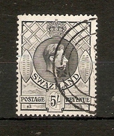 SWAZILAND 1938 5s SG 37 PERF 13½ X 13 FINE USED Cat £25 - Swaziland (...-1967)