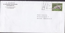 EF (EU) REVISIONSRETTEN Slogan Flamme 'Kee Promil Am Automobil' LUXEMBOURG 1989 Cover Brief Denmark EIB Investitionsbank - Storia Postale