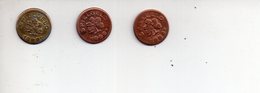 Sac X  : Monnaie Coin Lot De 3 Pièces Spielgeld 1, 2 Et 5 Allemagne - Other & Unclassified