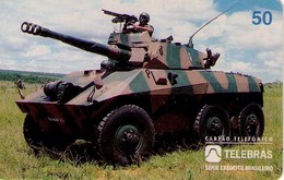 TARJETA TELEFONICA DE BRASIL (EJERCITO BRASILEÑO, TANQUE CASCAVEL - 04/96) (108) - Armée