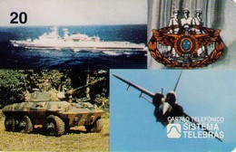 TARJETA TELEFONICA DE BRASIL (COMISION DEL SERVICIO MILITAR, COSEMI/EMFA - 09/97) (118) - Armee